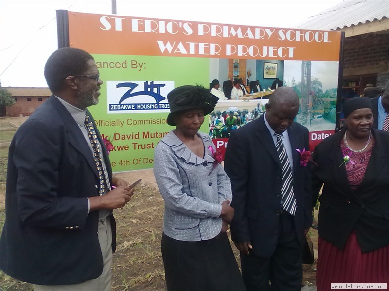 Official Commissioning of St Eric's Primary school Water Project