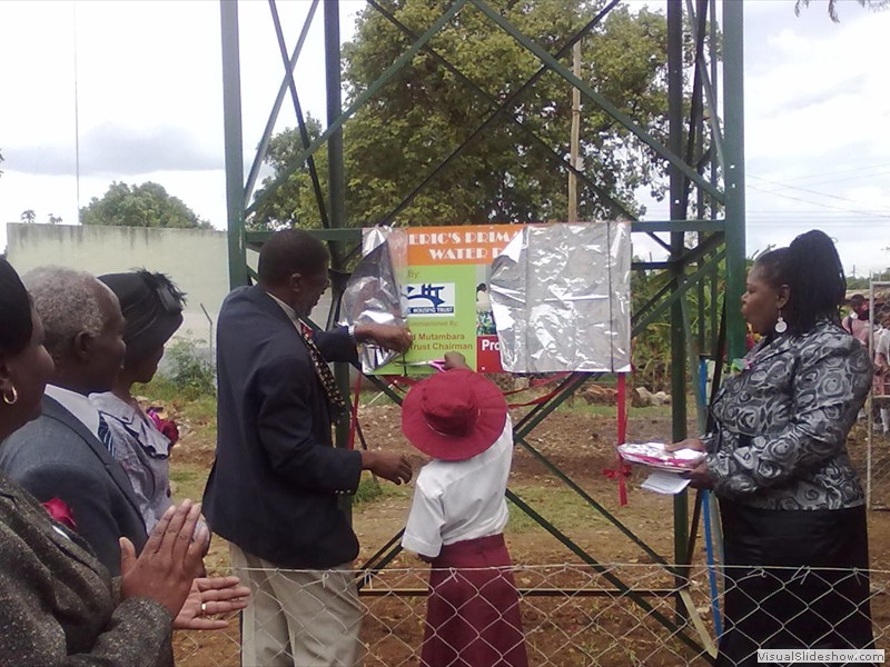 Official Commissioning of St Eric's Primary school Water Project