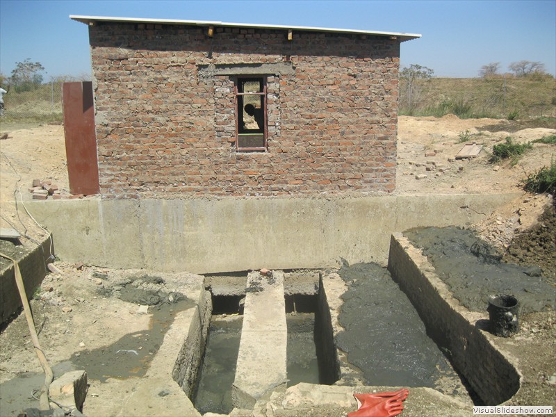 Kaguvi Phase 3, Chegutu Sewer Pump House under construction