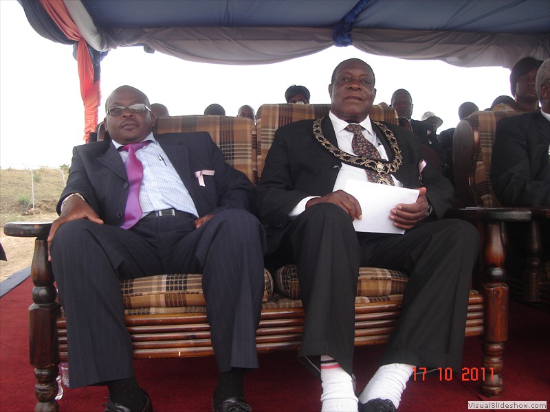 Officials at the Commissioning of Kaguvi Phase 3 Sewer Treatment Plant