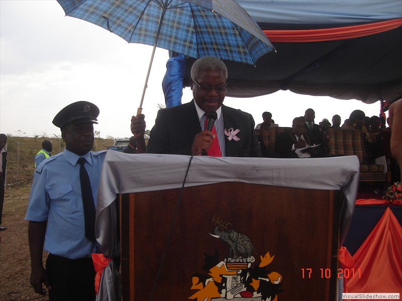 Speech by Dr. IMC Chombo, Minister of Local Government, Rural & Urban Development