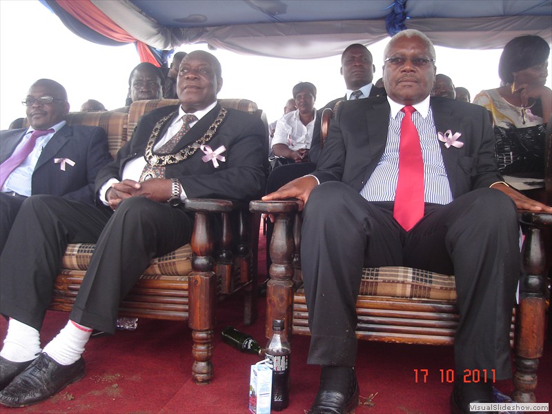 Officials at the Commissioning of Kaguvi Phase 3 Sewer Treatment Plant