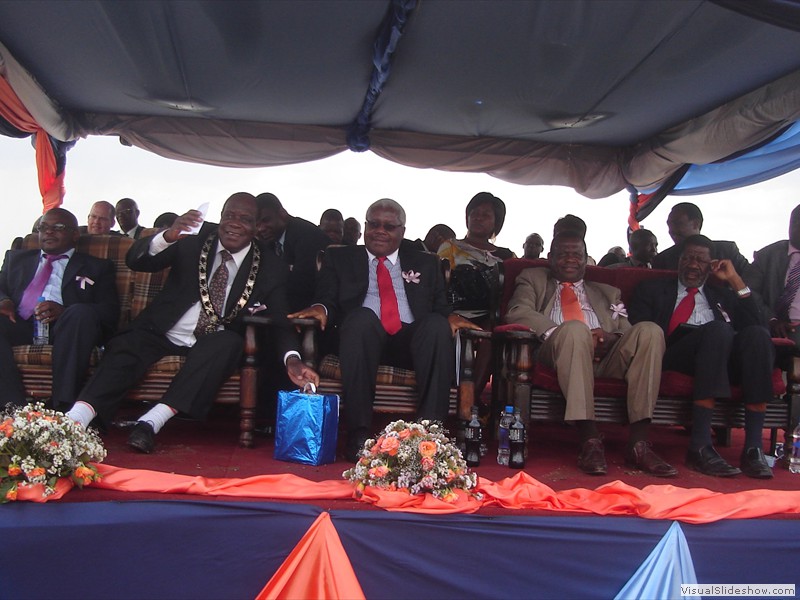 Officials at the Commissioning of Kaguvi Phase 3 Sewer Treatment Plant