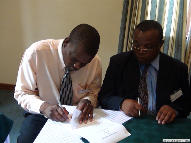 Signing of the MOU with Chegutu RDC