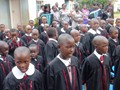 ECD pupils at the Commissioning of St Eric's Primary school Water Project