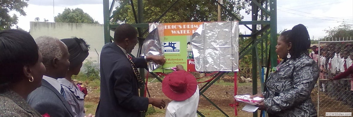 commissioning of st eric's p. school water project