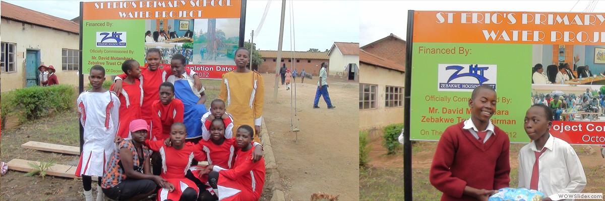 St eric's P. School borehole site by Zebakwe Trust